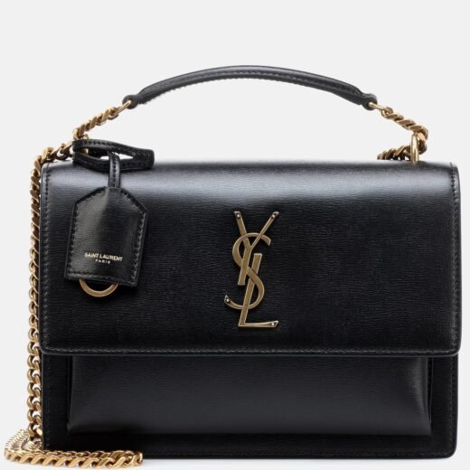 Saint Laurent Sac à bandoulière Sunset Medium en cuir