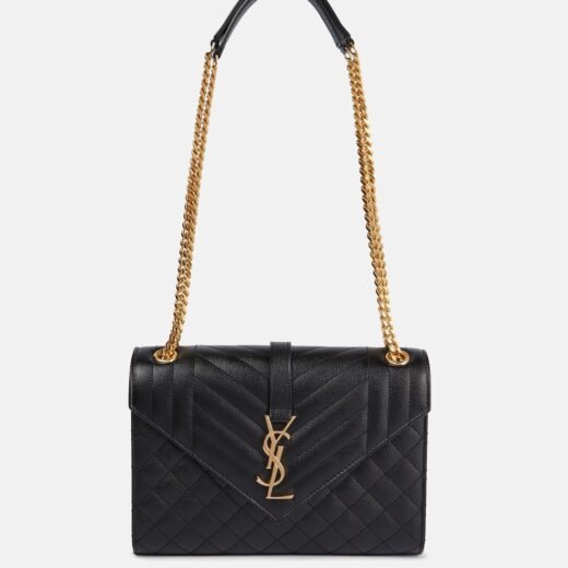 Saint Laurent Sac Enveloppe Medium en cuir