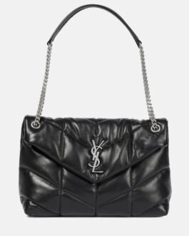 Sac Puffer Medium en cuir