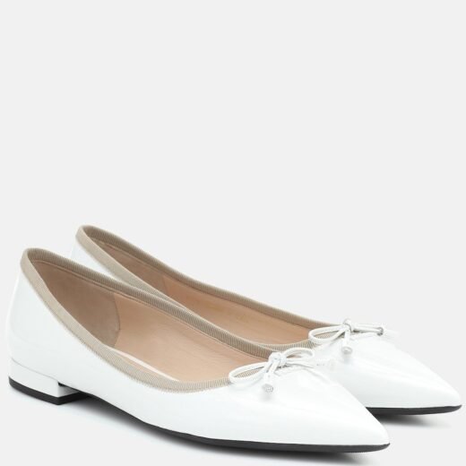 Prada Ballerines en cuir verni
