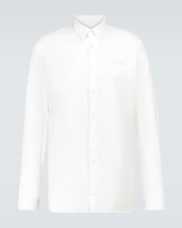 Chemise manches longues à logo