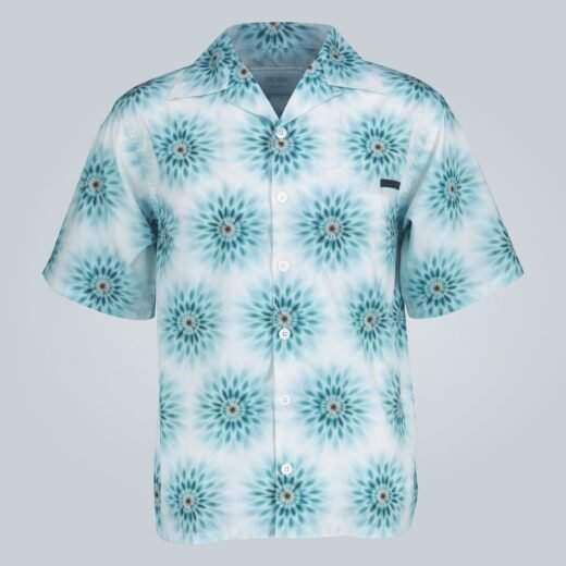 Prada Chemise en popeline de coton à pois