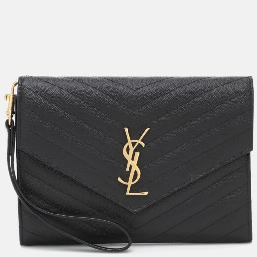 Saint Laurent Pochette Cassandre en cuir matelassé