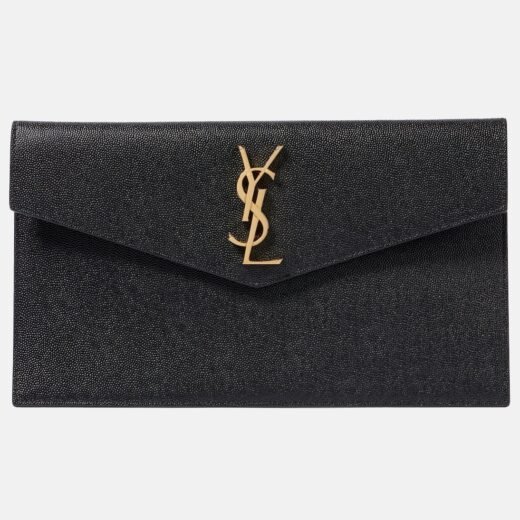 Saint Laurent Pochette Uptown en cuir