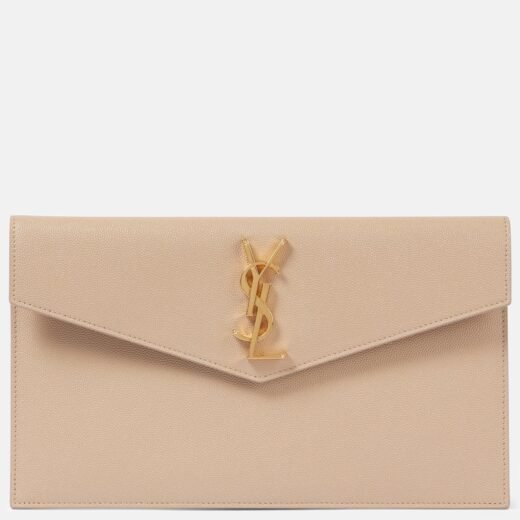 Saint Laurent Pochette Uptown en cuir