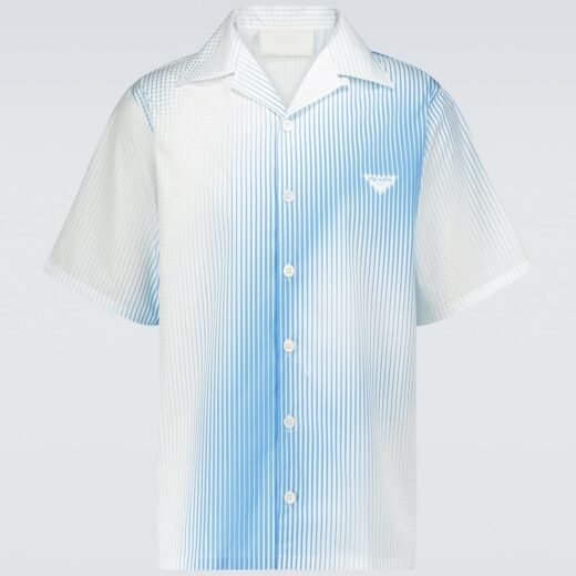 Prada Chemise rayée en coton