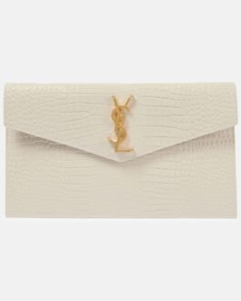 Pochette Uptown en cuir embossé