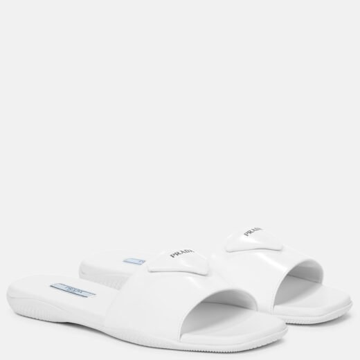 Prada Mules en cuir à logo