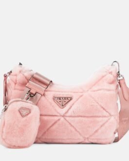 Sac à bandoulière en shearling