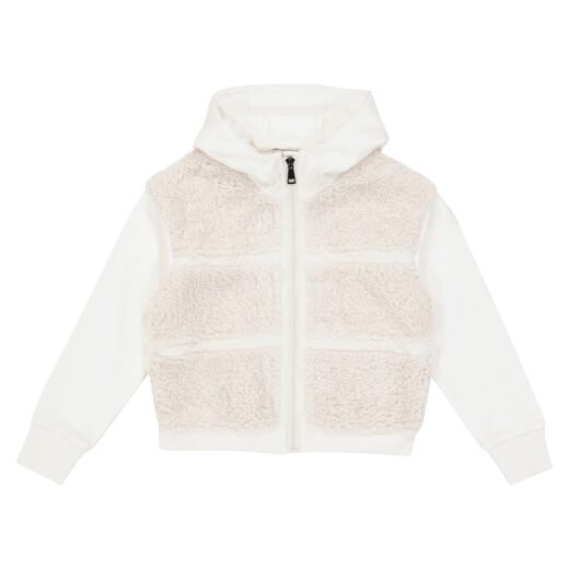 Moncler Sweat-shirt en shearling synthétique