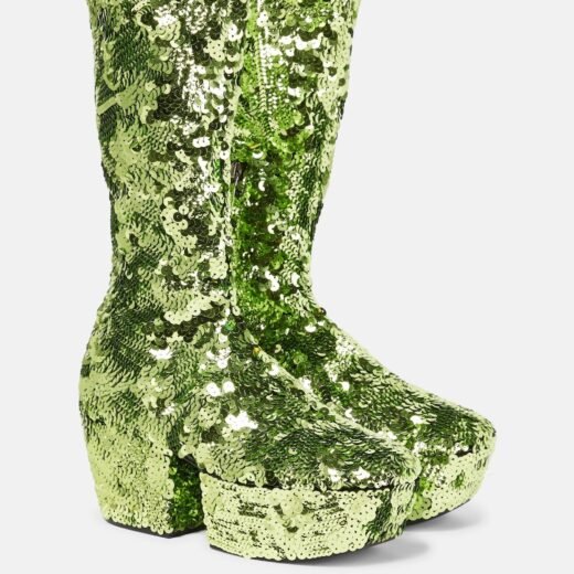 Prada Bottines à plateau et sequins