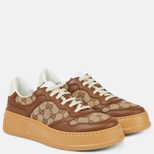Gucci Baskets en toile Original GG et cuir