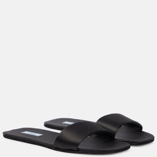 Prada Mules en satin de soie