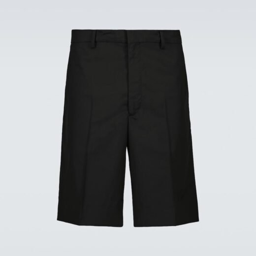 Prada Bermuda en laine mélangée
