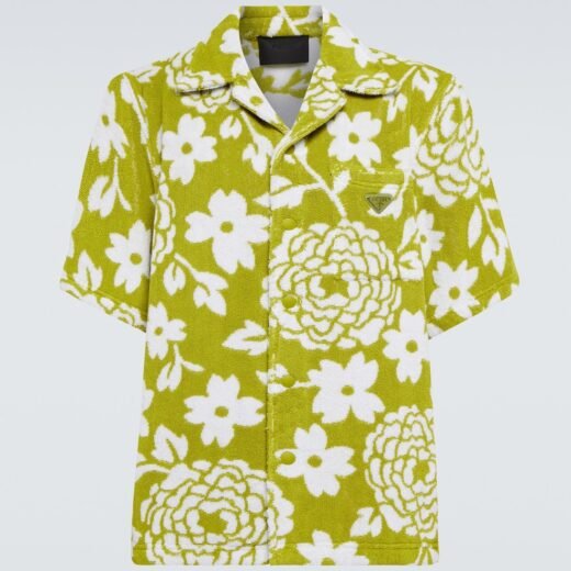 Prada Chemise à manches courtes en coton