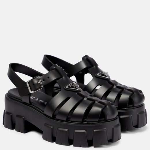 Prada Sandales Monolith à plateforme