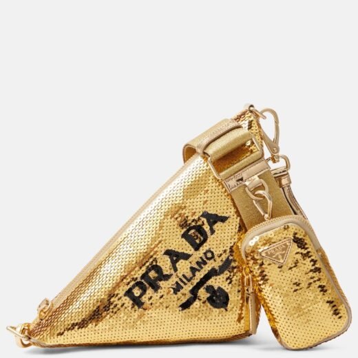 Prada Sac Triangle à sequins