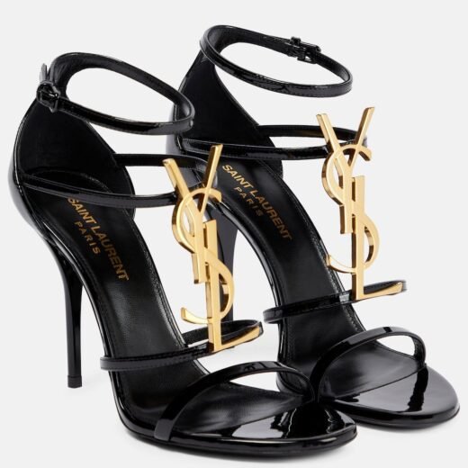 Saint Laurent Sandales Cassandra 100 en cuir