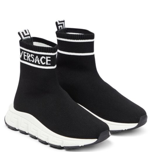 Versace Baskets stretch à logo