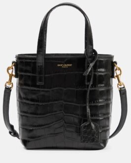 Sac Toy Shopping N/S en cuir embossé