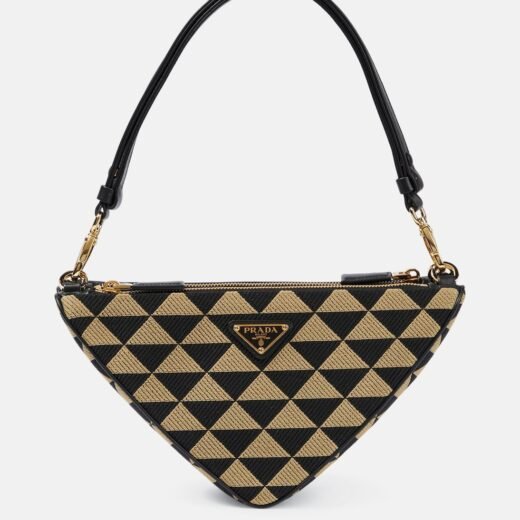 Prada Sac Triangolo Mini en jacquard