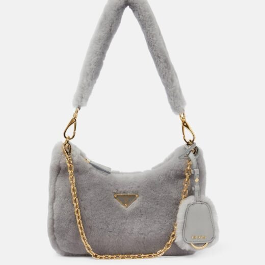 Prada Sac Re-Edition 2005 en shearling