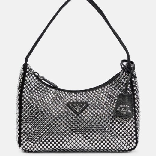 Prada Sac en satin à ornements