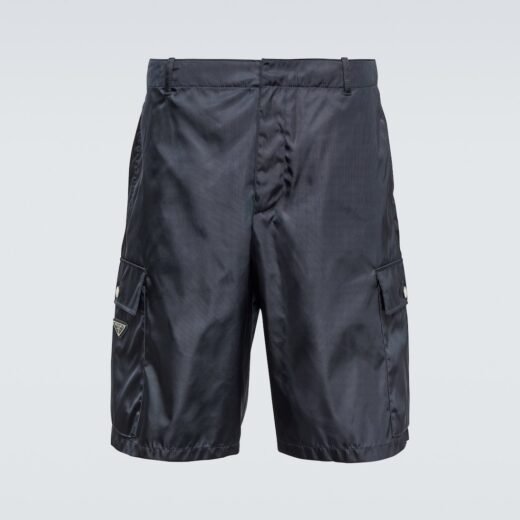 Prada Short en Re-Nylon à taille haute