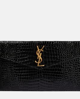 Pochette Uptown en cuir verni