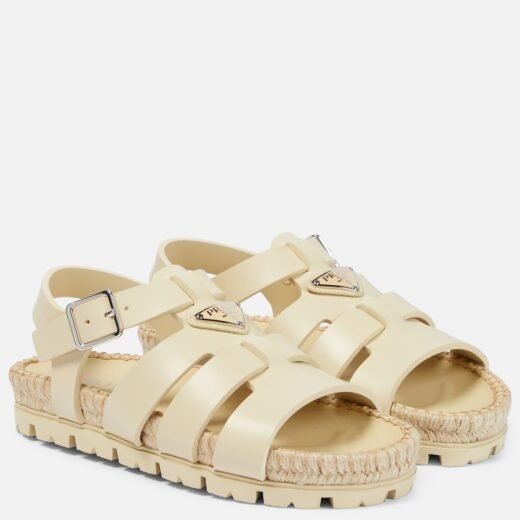 Prada Sandales en caoutchouc