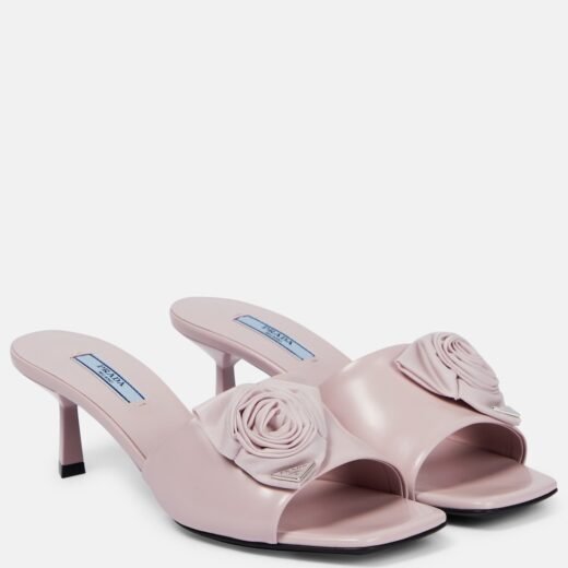 Prada Mules en cuir à ornements