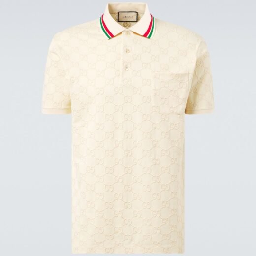 Gucci Polo GG brodé en coton