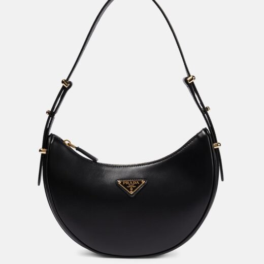 Prada Sac Arqué en cuir