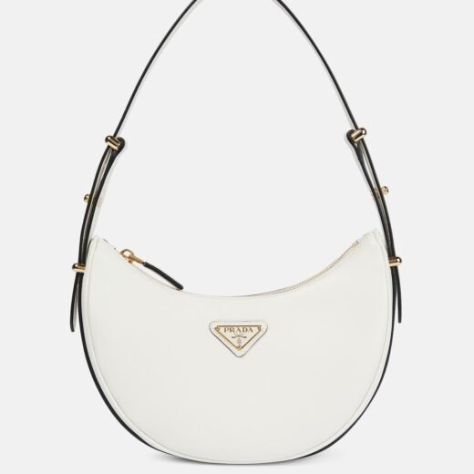 Prada Sac Arqué en cuir