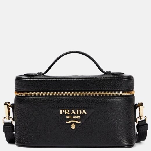 Prada Sac Mini en cuir à logo