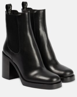 Bottines en cuir