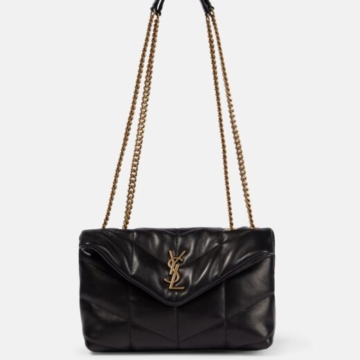 Saint Laurent Sac Puffer Toy matelassé en cuir