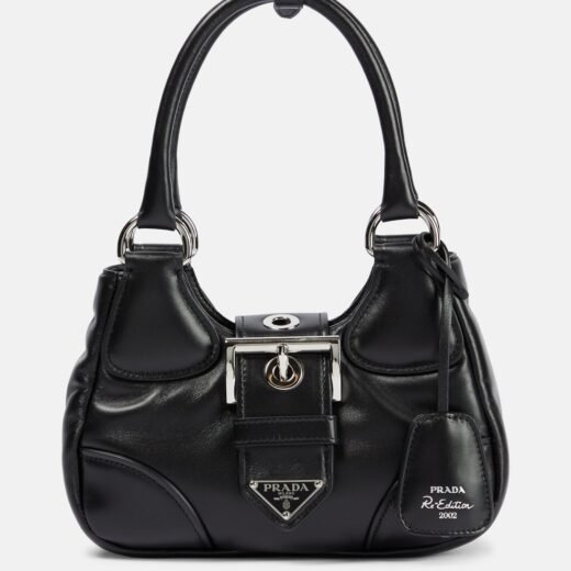 Prada Sac Moon Small en cuir
