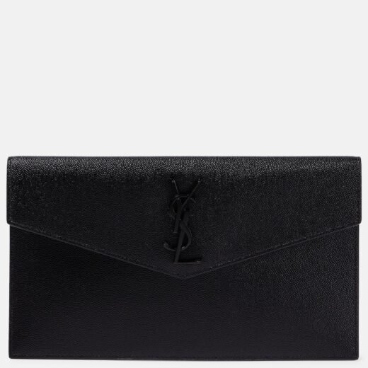 Saint Laurent Pochette Uptown en cuir