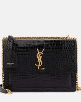 Sac Sunset Medium en cuir embossé