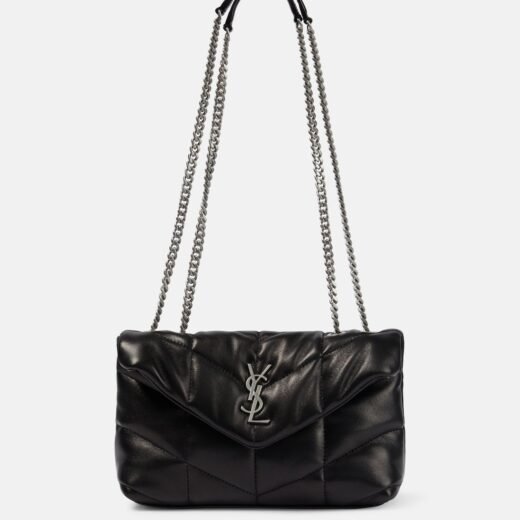 Saint Laurent Sac Puffer Toy en cuir matelassé
