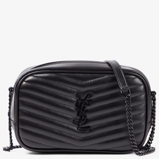 Saint Laurent Sac à bandoulière Lou Mini en cuir matelassé
