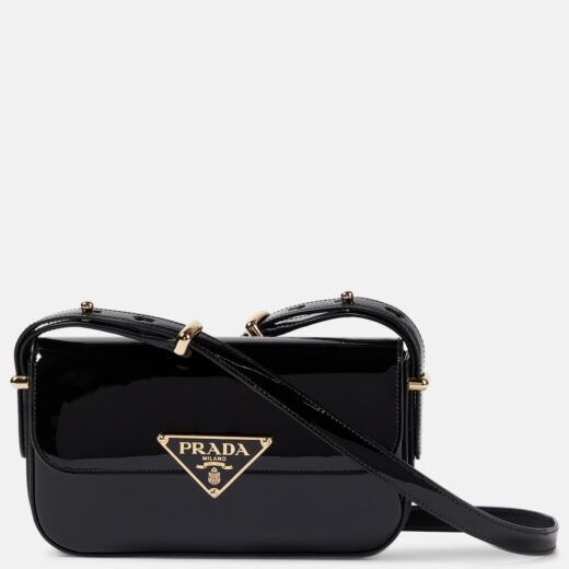 Prada Sac en cuir verni à logo