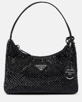 Sac en satin à cristaux