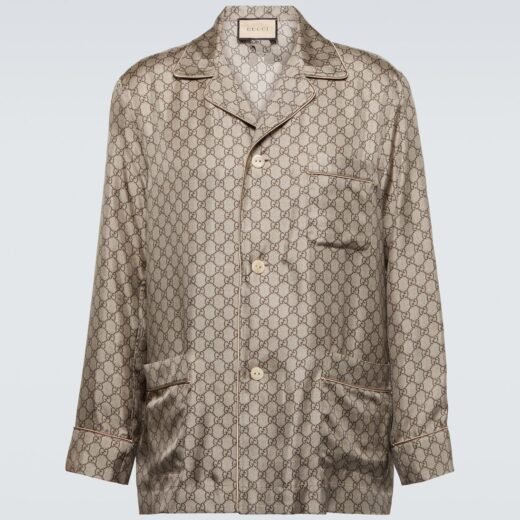 Gucci Chemise GG en soie
