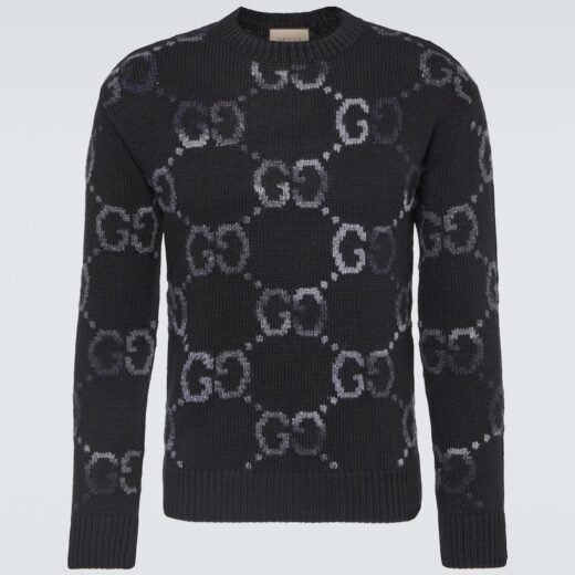 Gucci Pull GG intarsia en laine mélangée