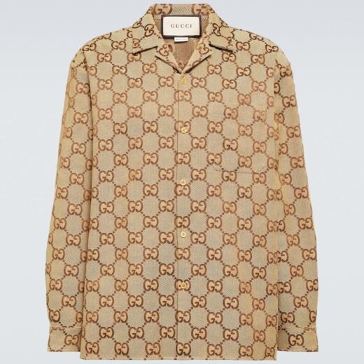 Gucci Chemise Maxi GG en jacquard