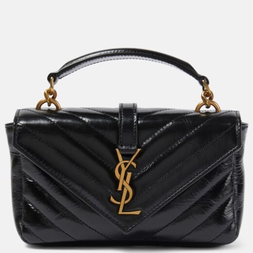 Saint Laurent Sac College Mini en cuir