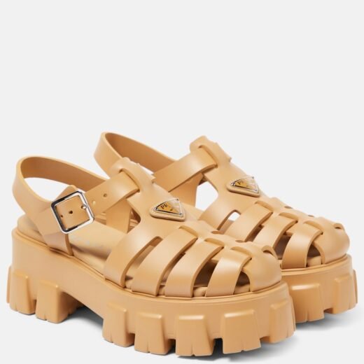 Prada Sandales Monolith à plateforme