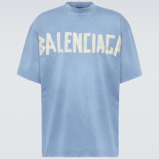 Balenciaga T-shirt Tape Type en coton